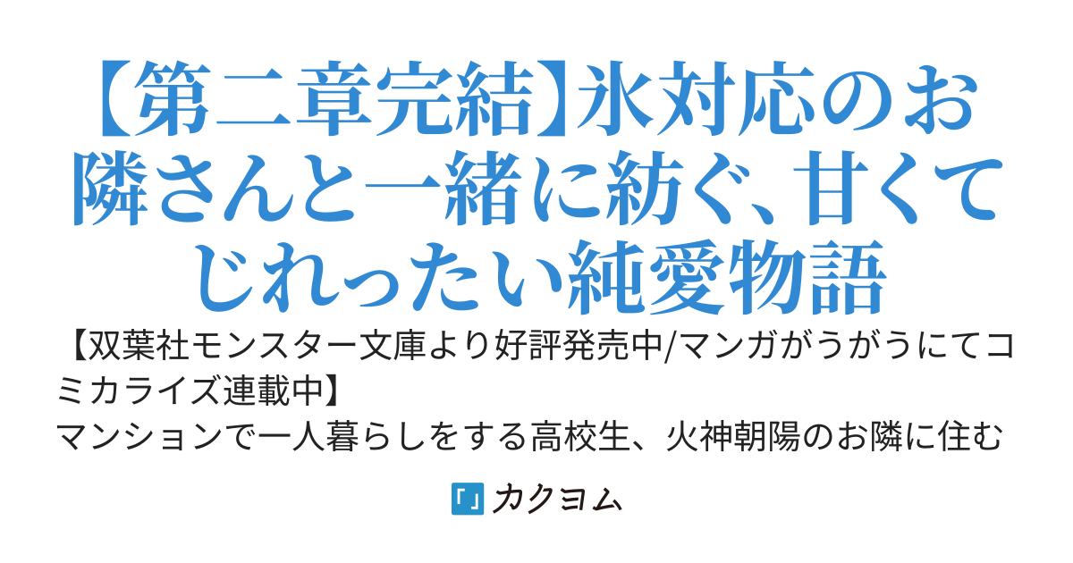 氷の令嬢の溶かし方　～クールで素っ気ないお隣さんがデレるとめちゃくちゃ可愛い件～