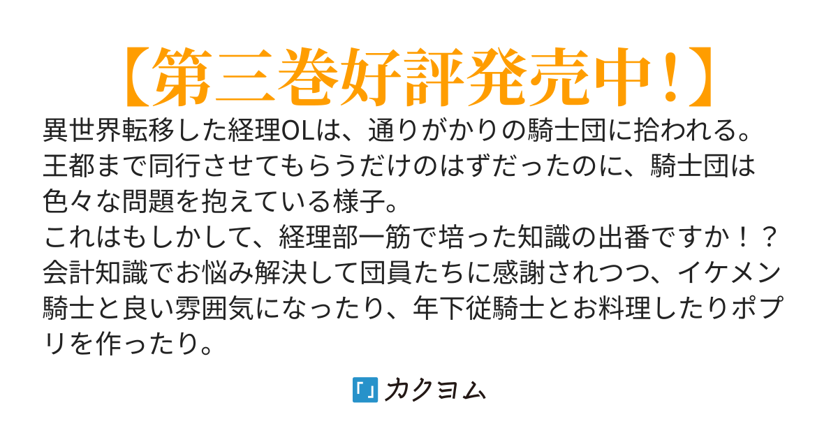 騎士団の金庫番 〜元経理ＯＬの私、騎士団のお財布を握ることになりました〜