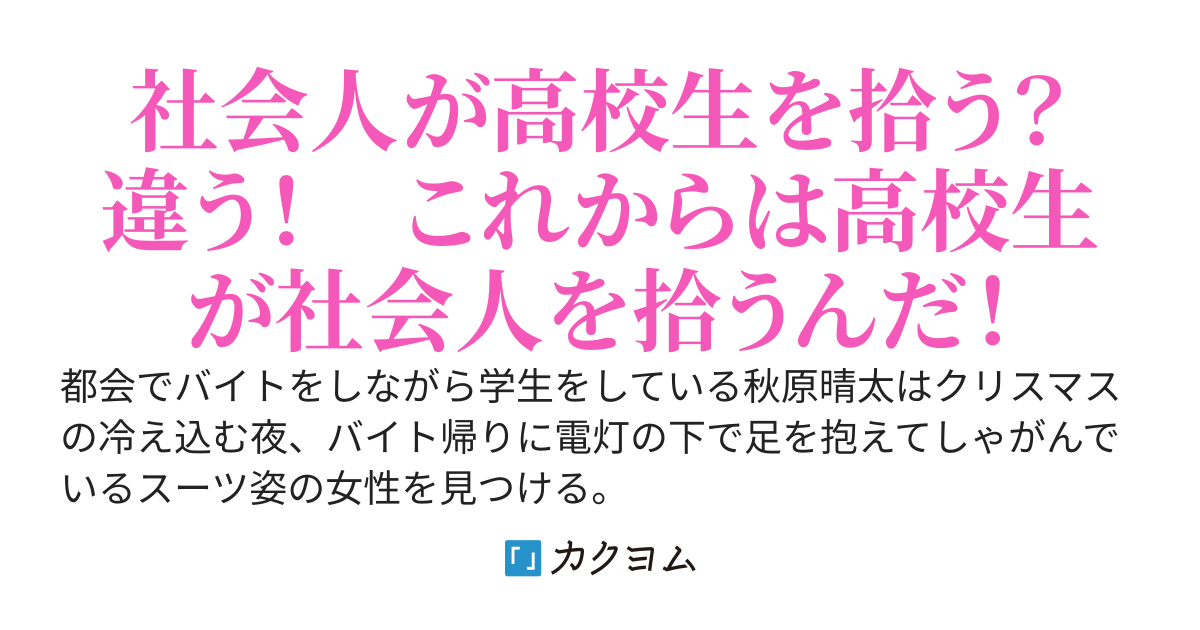 高校生の俺が24歳の社会人を拾った話