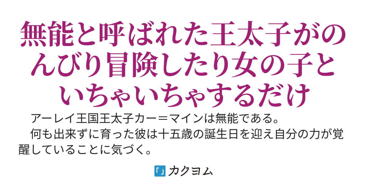 無能王太子の日々徒然