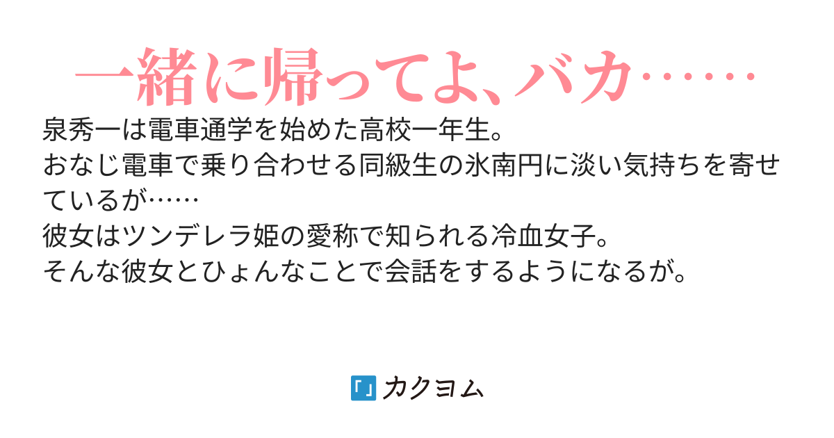 ツンデレラ姫の氷南さんは、俺の隣で少しずつ溶けていく