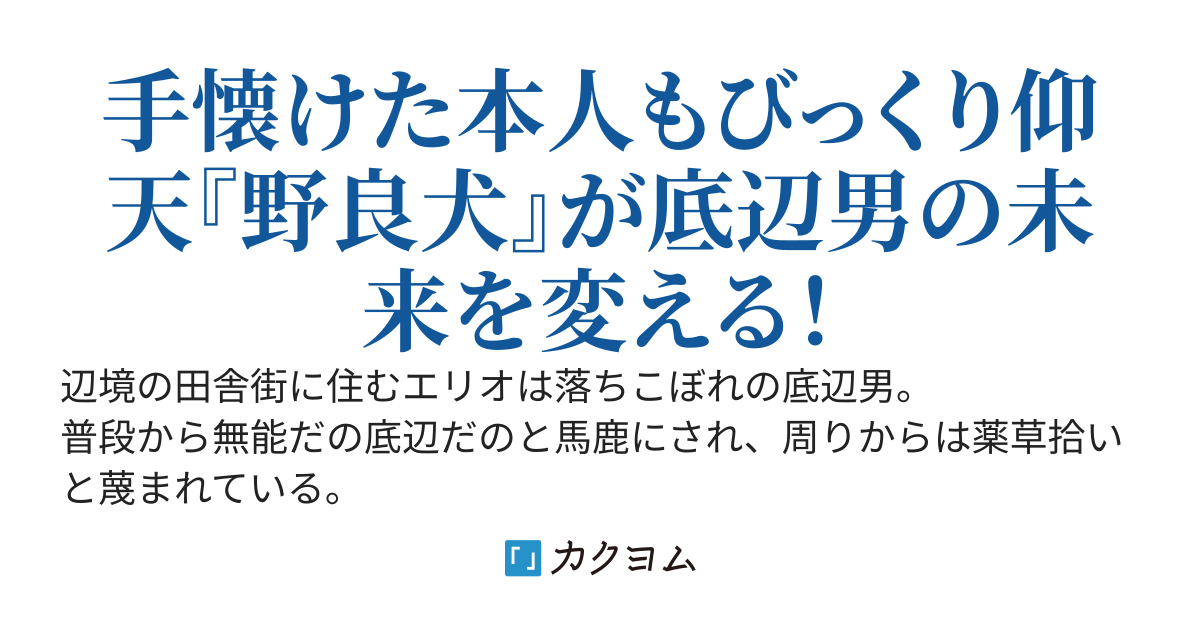 うっかり『野良犬』を手懐けてしまった底辺男の逆転人生