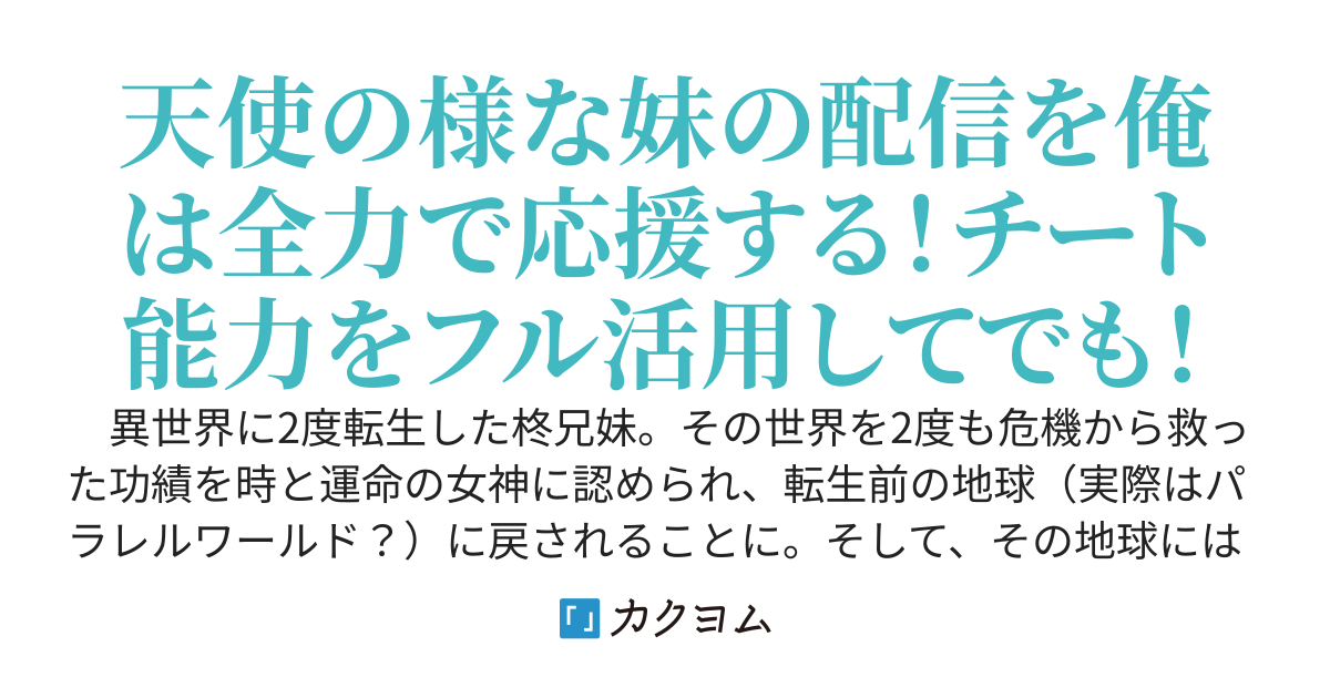 配信したのは妹で俺は妹のチートマネージャー