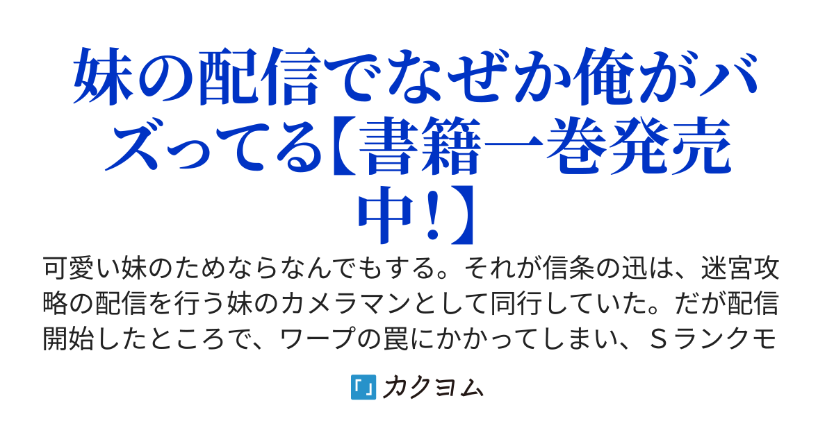 妹の迷宮配信を手伝っていた俺が、うっかりＳランクモンスター相手に無双した結果がこちらです【書籍化&コミカライズ企画進行中！】
