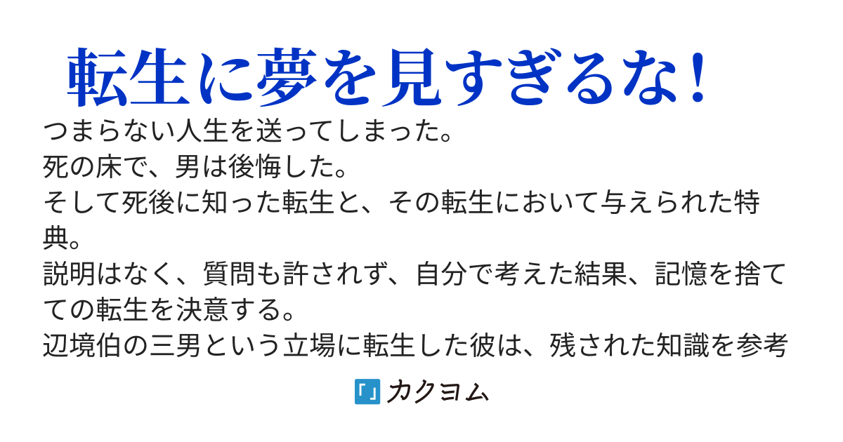 こんな転生なら最初に説明書くれよ！　～説明皆無で質問不可の微妙転生はそれでも立派なチートです～