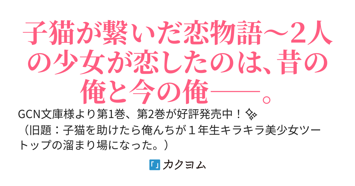 【書籍化】黒猫を拾ったら俺んちが二大美少女の溜まり場になった。【Web版】