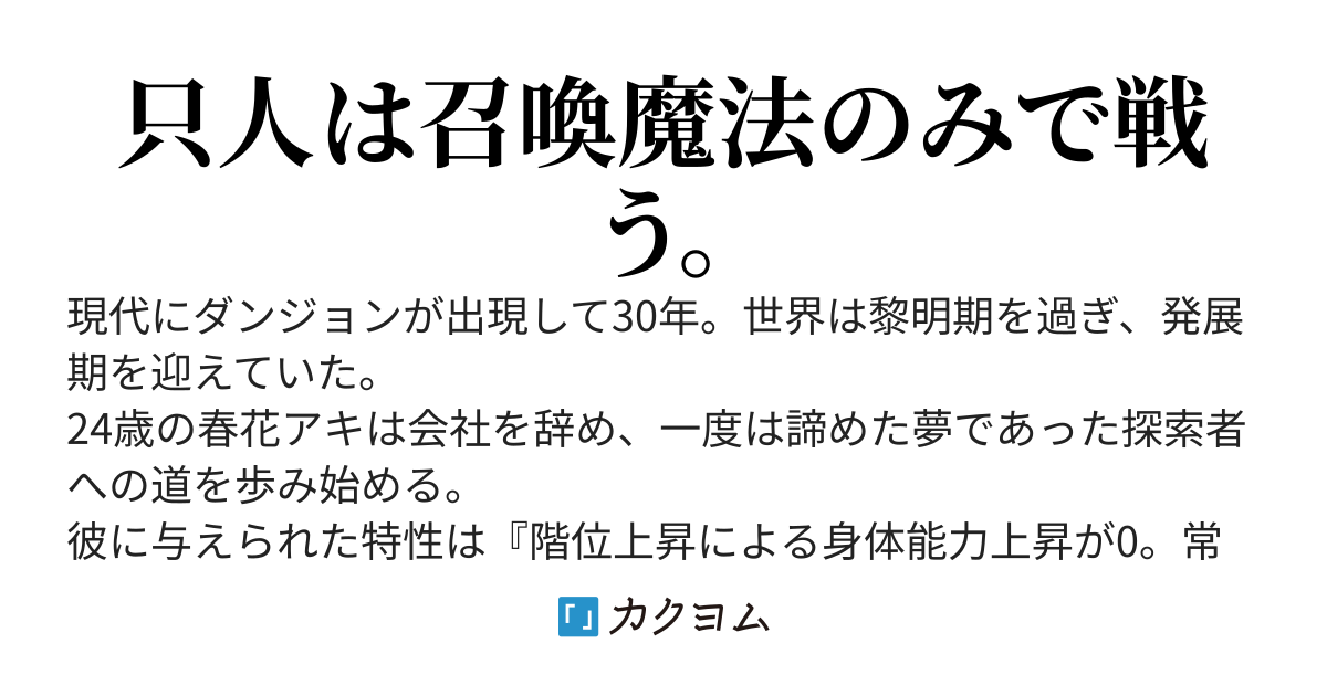 只人の『召喚魔法』運用法