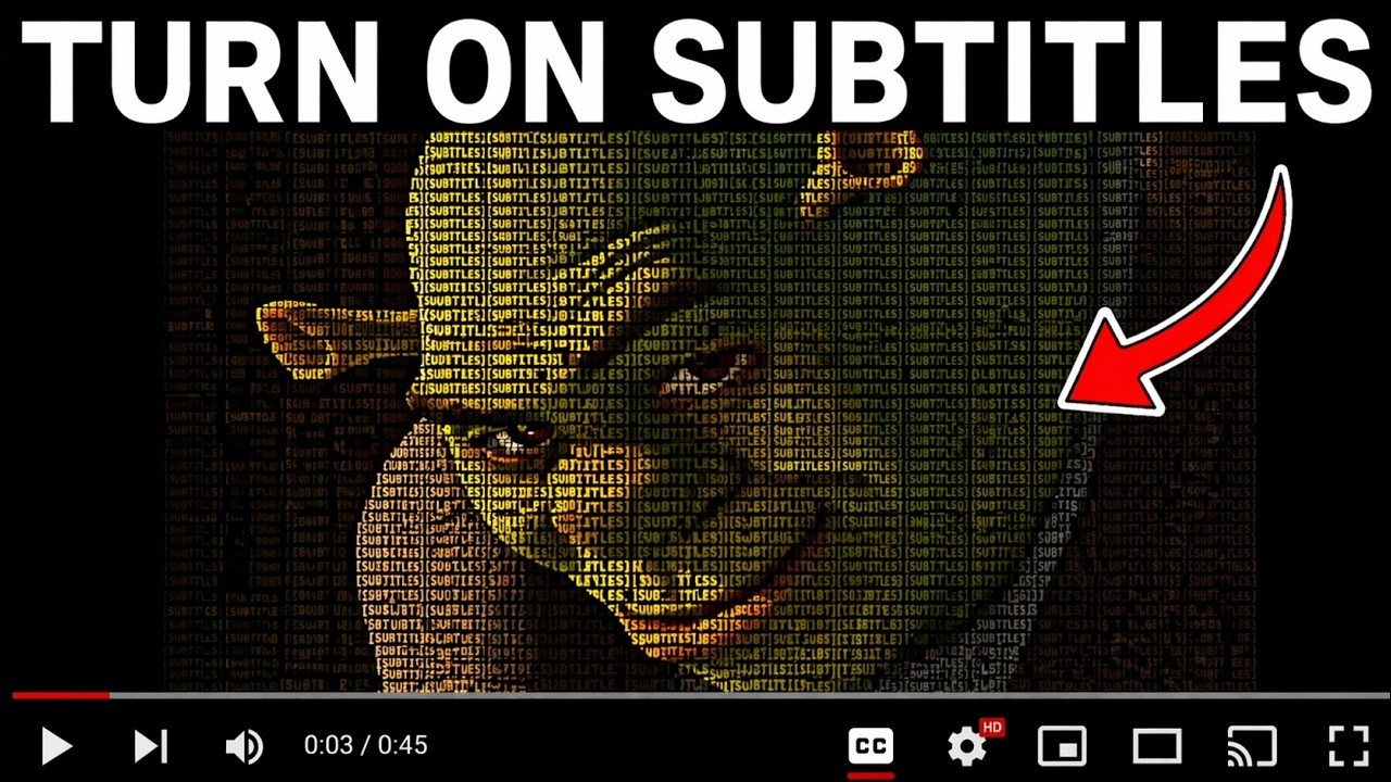 I Animated This Entire Video using ONLY Subtitles