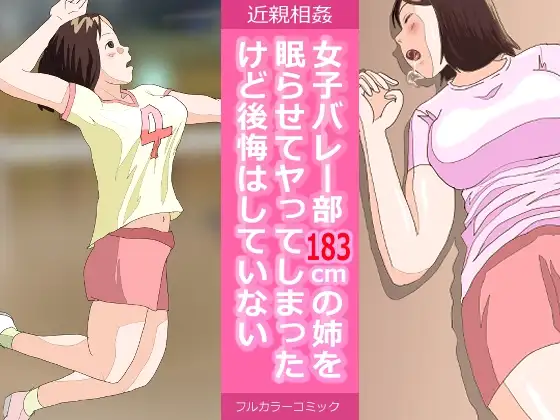 【近親相○体験】女子バレー部183cmの姉を眠らせてヤってしまったけど後悔していない
