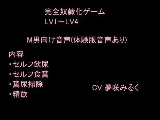 完全奴○化ゲーム LV1～LV4