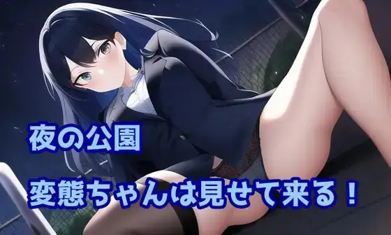夜の公園変態ちゃんは見せて来る!