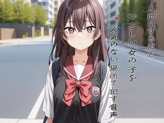人助けするほどやさしい女の子を人気のない場所で○す音声