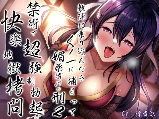 敵陣に乗り込んだらくノ一に捕まって媚薬”漬け”の刑2〜禁術で超強○勃起快楽地獄○問〜