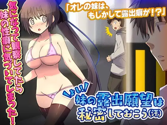 よし!妹の露出願望は秘密しておこう(汗)