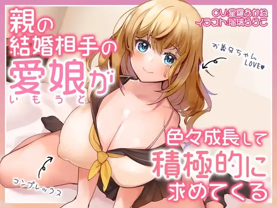 親の結婚相手の愛娘が色々成長して積極的に求めてくる【バイノーラル】