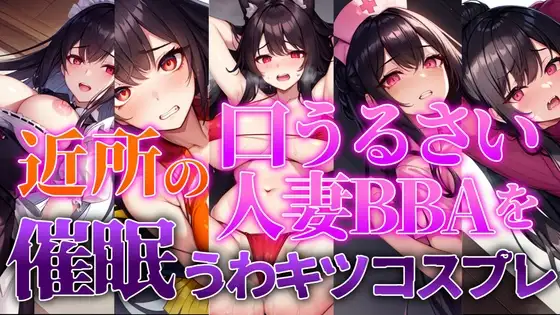 近所の口うるさい人妻BBAを催○うわキツコスプレ【人妻BBA無様催○】