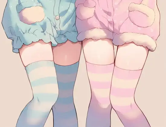 ○リ双子姉妹の靴下と足裏の匂い