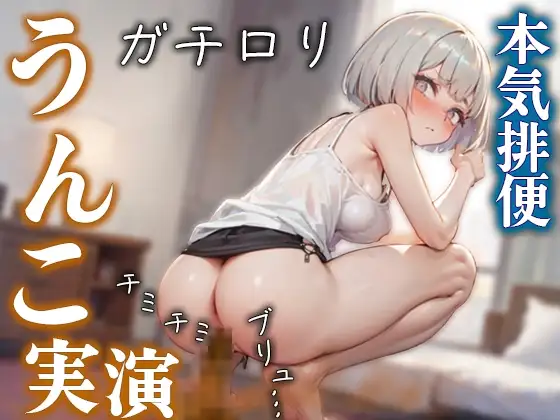 【ユルユルうんこ・おなら】ガチ○リの本気排便♪ 優しい声とゆるゆるアナルのギャップは絶対抜けます!!『あ、出ちゃいそう・・・ブリュウウウ・・・』
