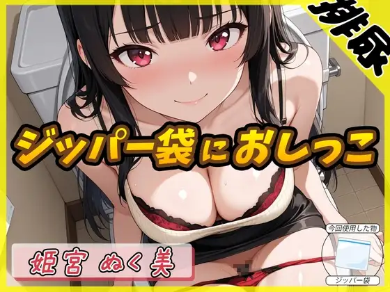 【排尿音】オナニスト&オナニージャンキーの同人声優 姫宮ぬく美「ジッパー袋におしっこ」【姫宮ぬく美】