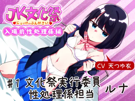 【事務的×無表情】 文化祭入場前性処理係 (1)文化祭実行委員性処理係担当 ルナ【JK文化祭】