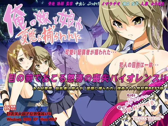 俺の嫁と娘が変態に捕らわれた