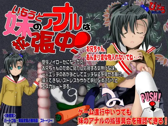 妹のアナルは拡張中!