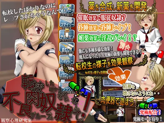 転校したばかりなのに不良グループの肉奴○なんてっ!