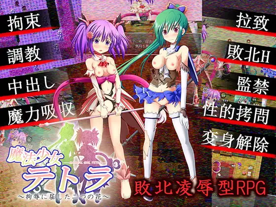 魔法少女テトラ ～拘辱に屈した二つの花～