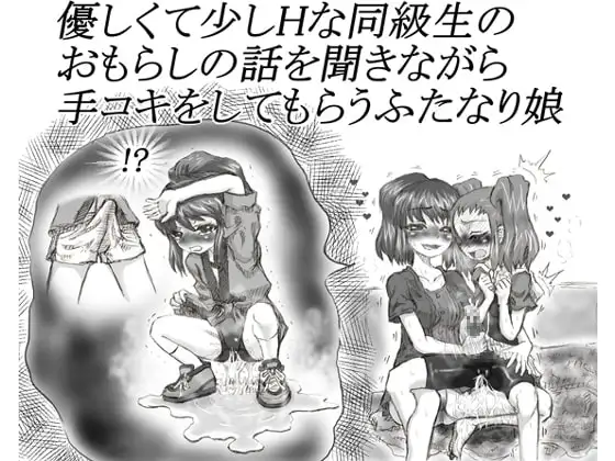 優しくて少しHな同級生のおもらしの話を聞きながら手コキをしてもらうふたなり娘