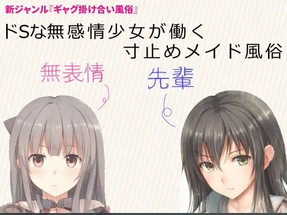 新ジャンル「ギャグ掛け合い風俗」生まれながらのドS無感情少女が働く寸止めメイド風俗店
