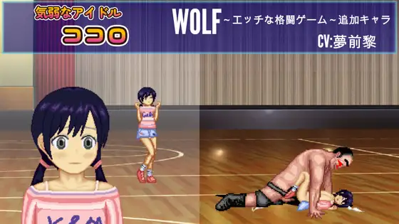 ジ〇ニアアイドル「ココロ」WOLF～エッチなアップデート型格闘ゲーム～ 追加キャラ