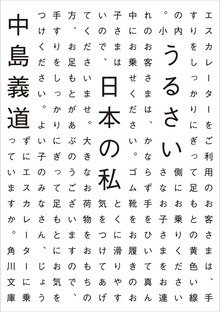 うるさい日本の私