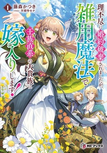 理不尽に婚約破棄されましたが、雑用魔法で王族直系の大貴族に嫁入りします！（MFブックス）