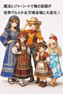 魔法レジャーシートで俺の部屋が世界グルメ少女万博会場に大変化！